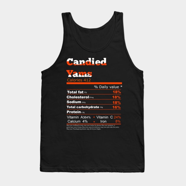 candied yams nutrition Tank Top by Flipodesigner